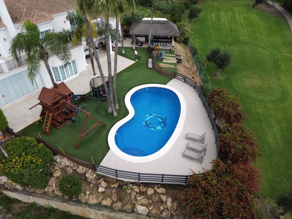 Mijas Costa decking project photo in Mijas