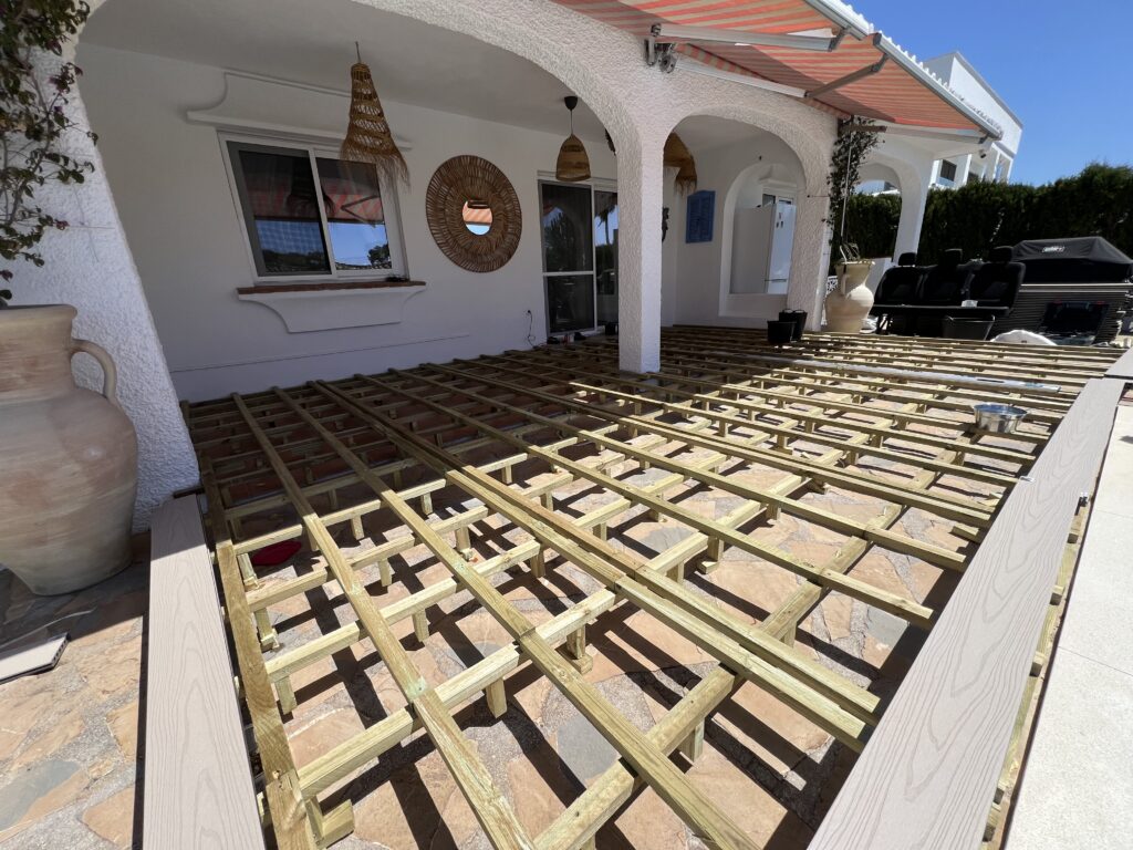 Calahonda decking project photo in Mijas Costa