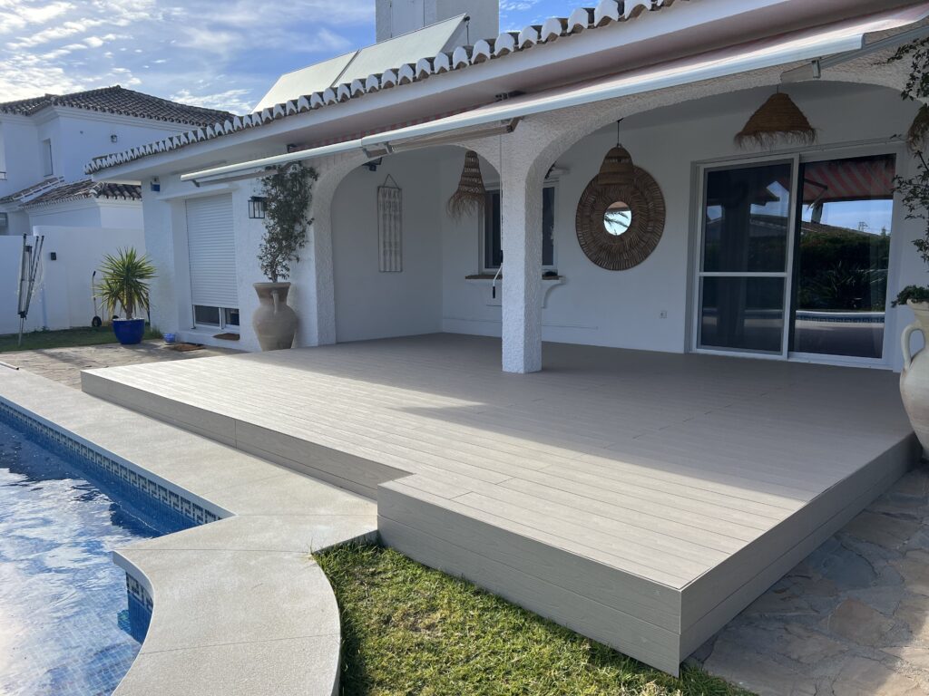 Calahonda decking project photo in Mijas Costa