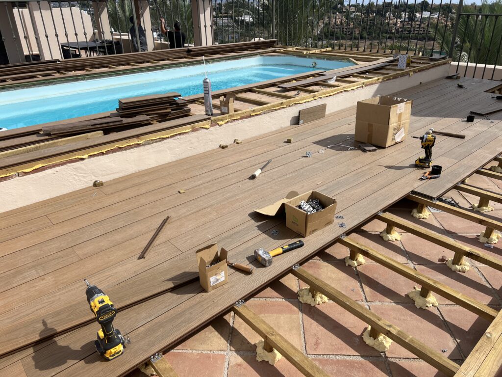 El Paraiso decking project photo in Estepona