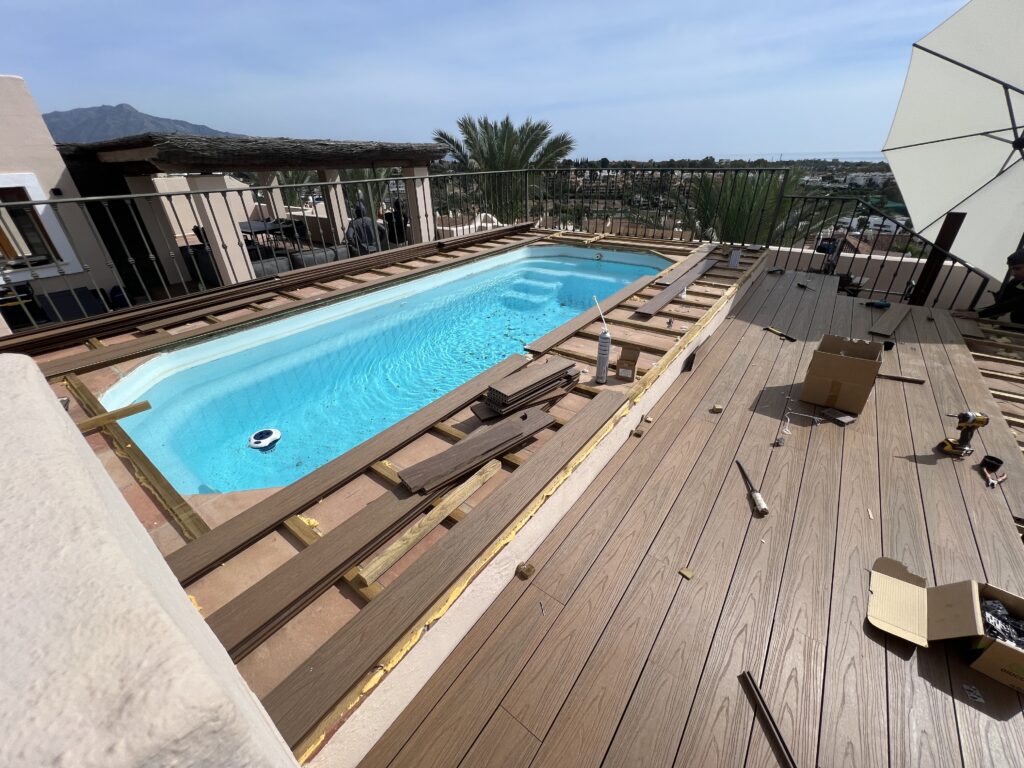 El Paraiso decking project photo in Estepona