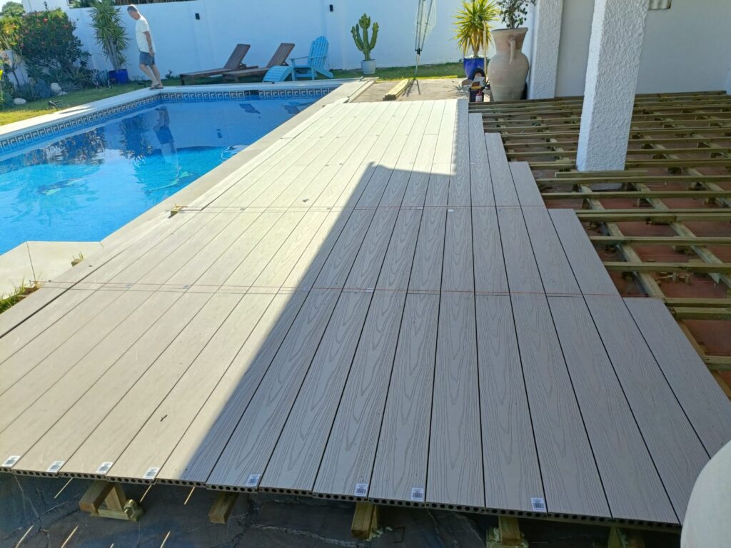 Calahonda decking project photo in Mijas Costa