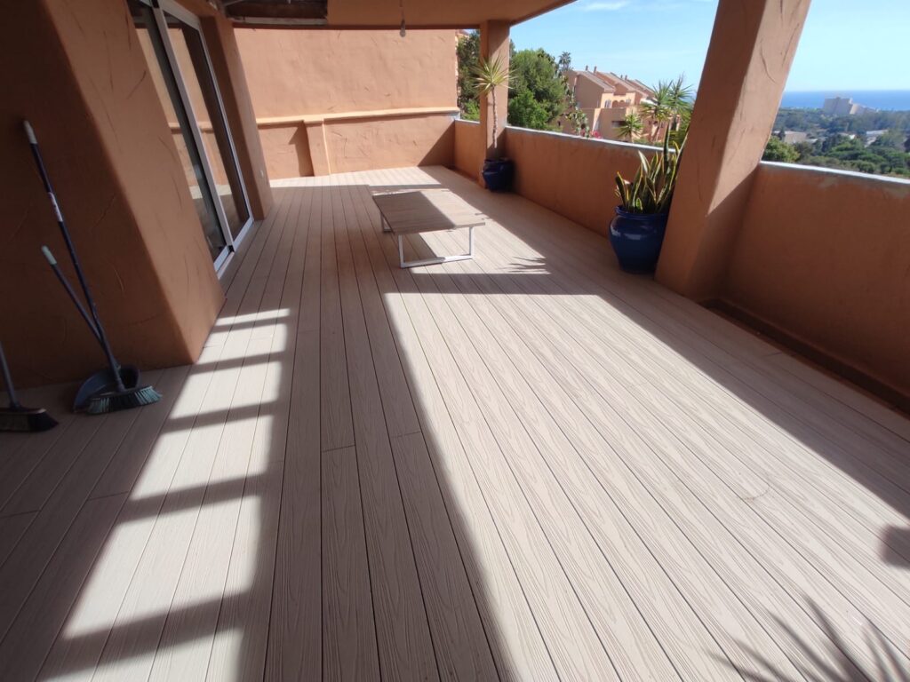 Santa Maria Golf decking project photo in Elviria, Marbella