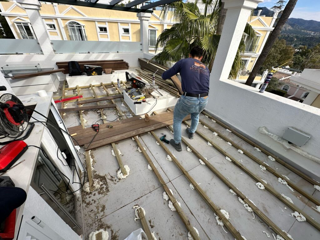 Aloha Gardens decking project photo in Nueva Andalucia