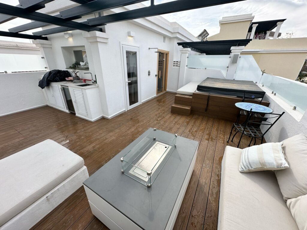Aloha Gardens decking project photo in Nueva Andalucia
