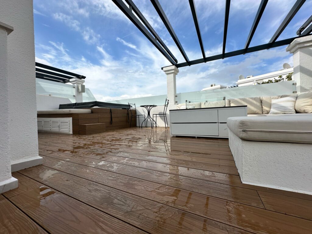 Aloha Gardens decking project photo in Nueva Andalucia