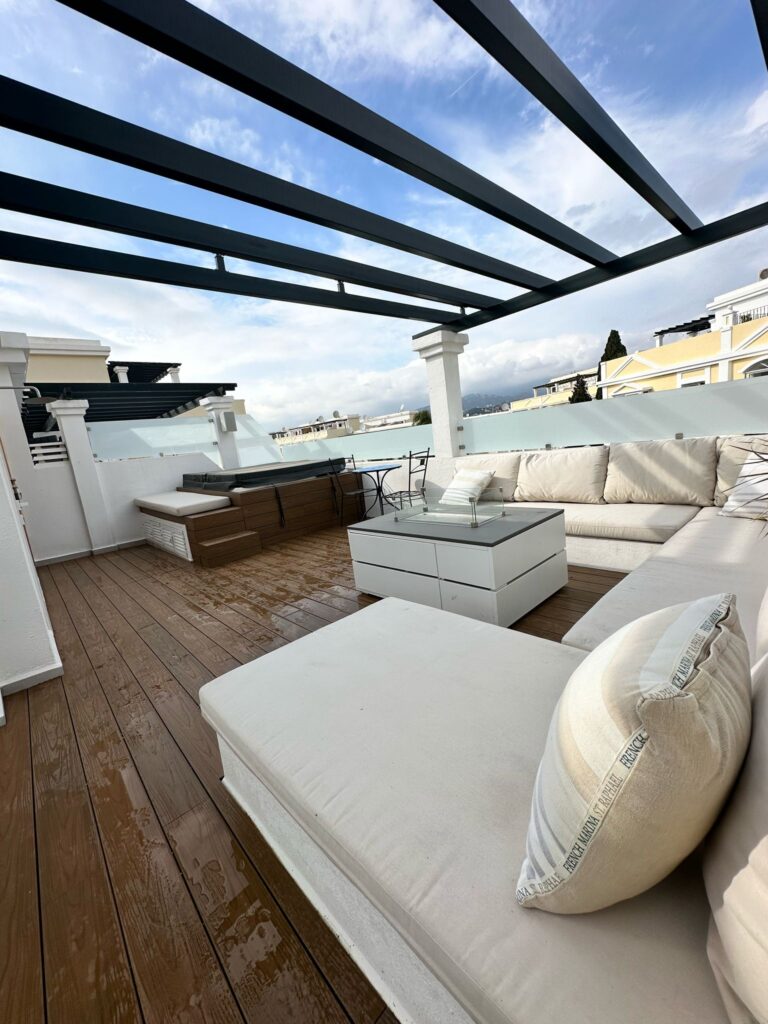 Aloha Gardens decking project photo in Nueva Andalucia