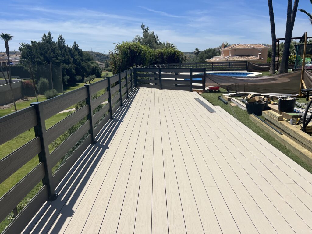 Mijas Costa decking project photo in Mijas