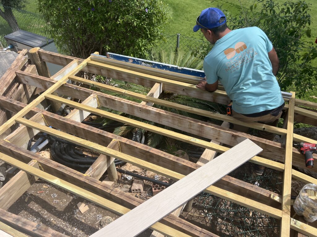 Mijas Costa decking project photo in Mijas