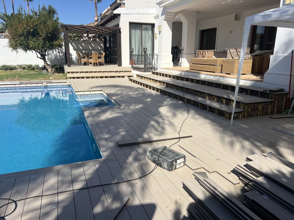 Sierra Blanca decking project photo in Golden Mile, Marbella
